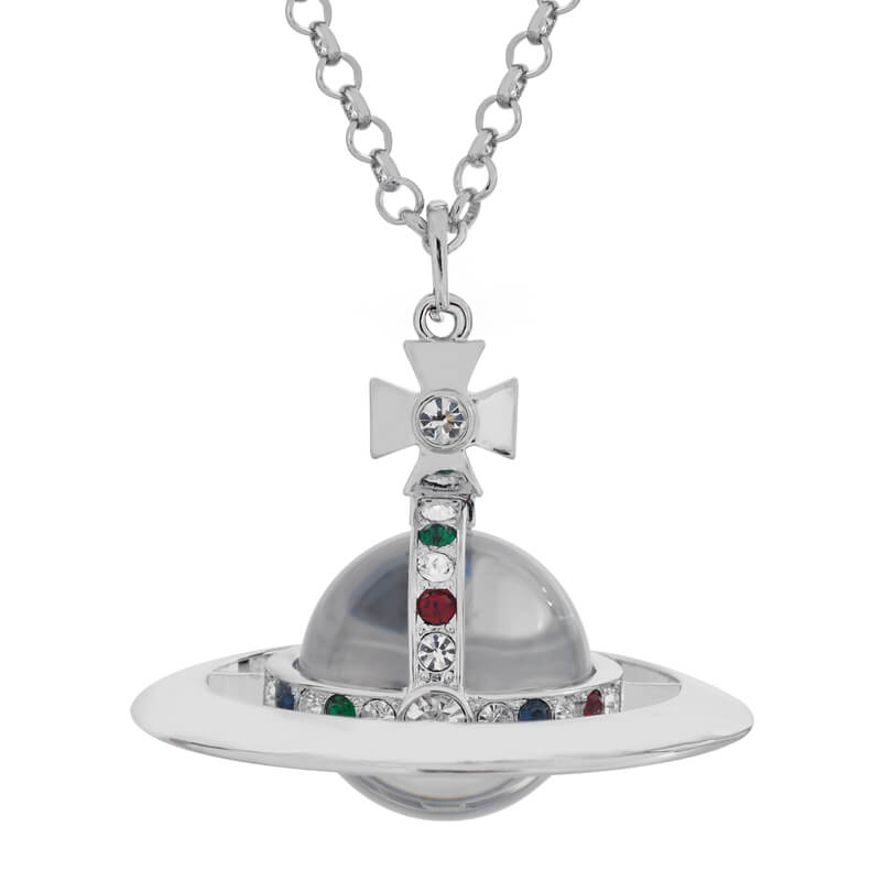 30MM Saturn Limited Color Classic Necklace