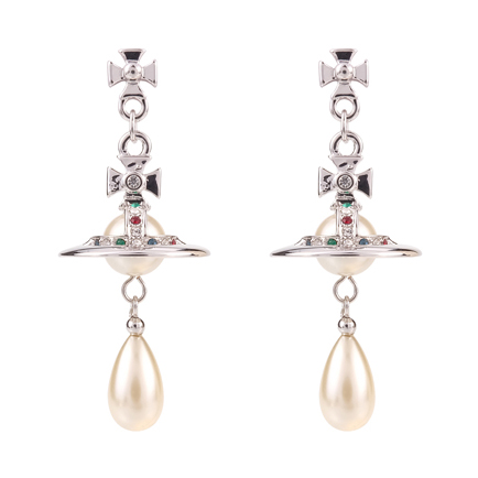 Baroque pearl earrings