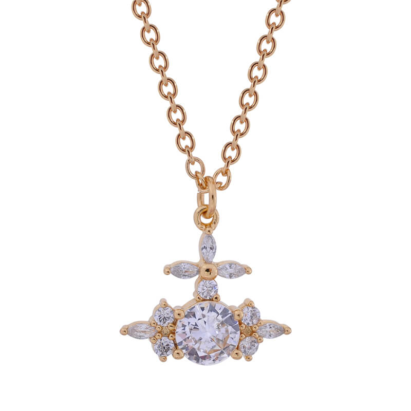 COLETTE Saturn Diamond Necklace