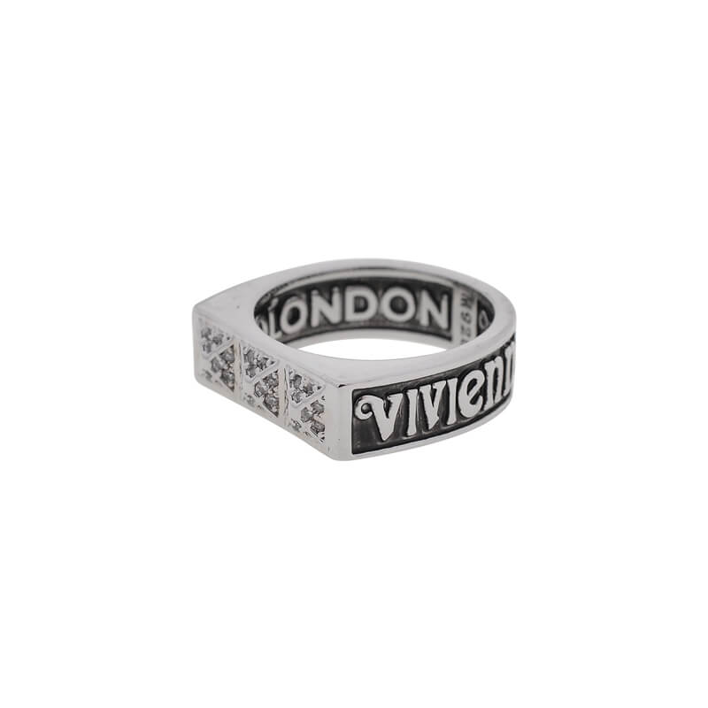 NISSIM Square vintage letter rings