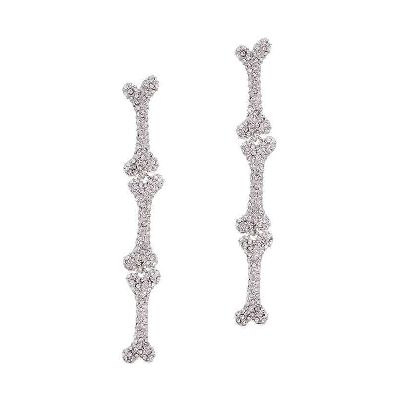 FAUSTINE Triple Bone Stud Earrings