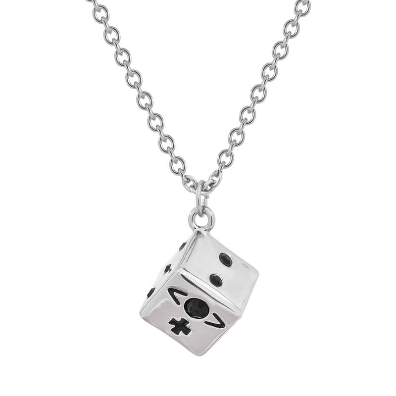 HENDRIX Dice and Diamonds Long Necklace
