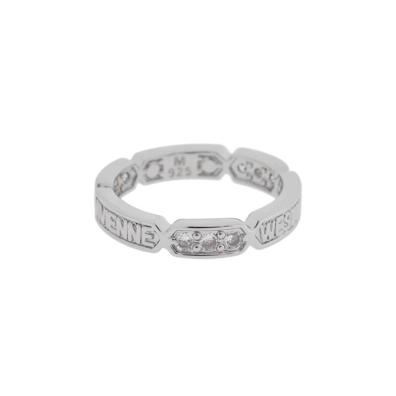 THETIS Spacer Diamond Alphabet Rings