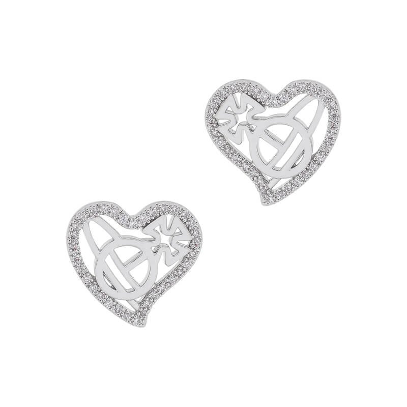 Love Saturn Diamond Earrings