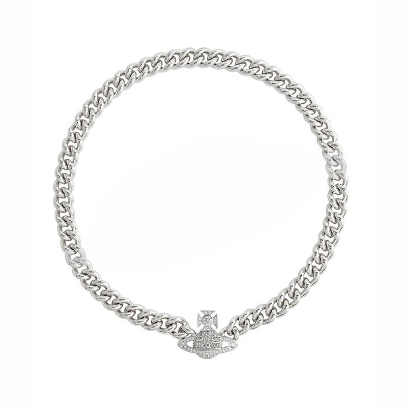 GRAZIELLA Full Diamond Suction Stone Necklace