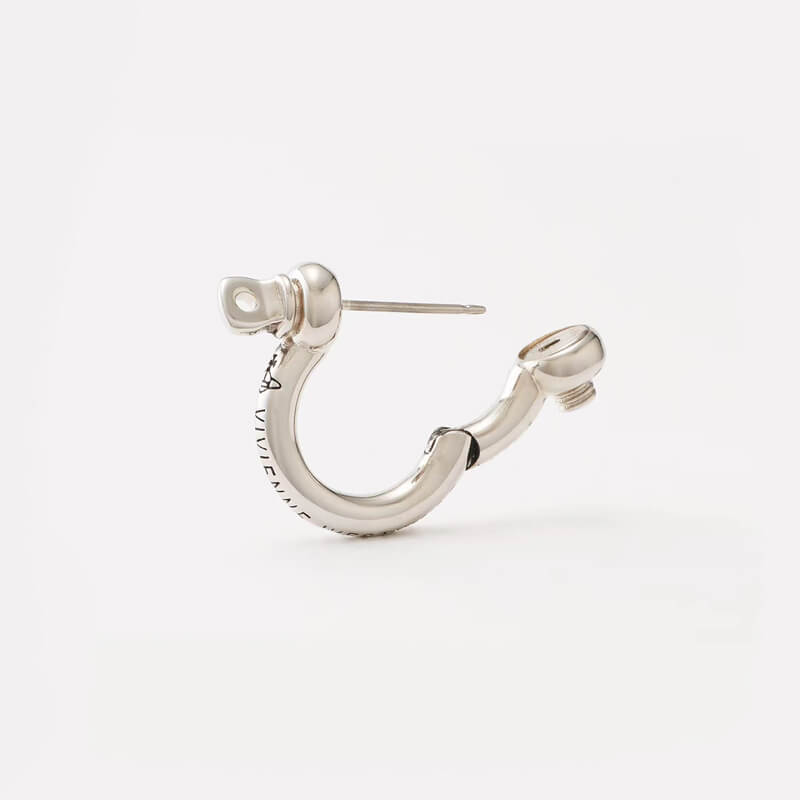 MINERVA Screwed Alphabet Earrings