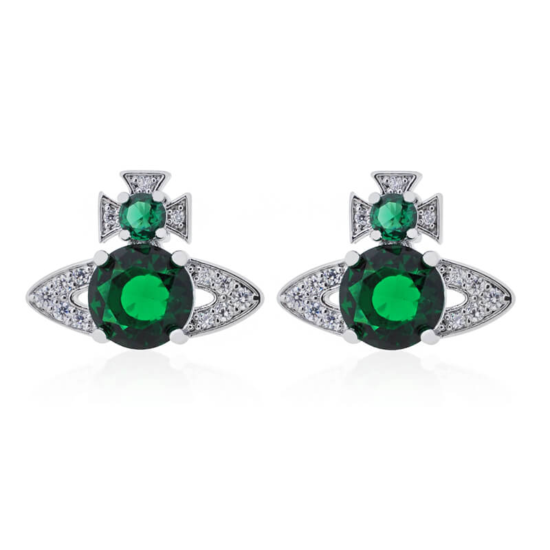 ISMENE Orbit Full Set Large Zirconia Earrings