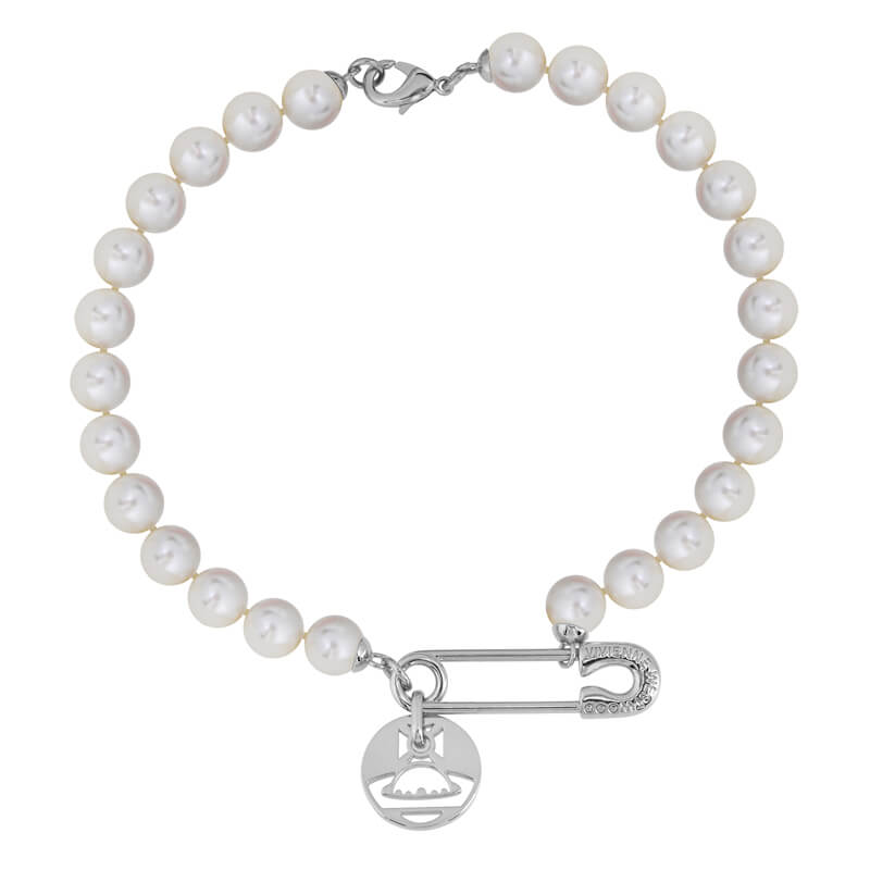 IMOGENE Pin Round Large Pearl Necklace