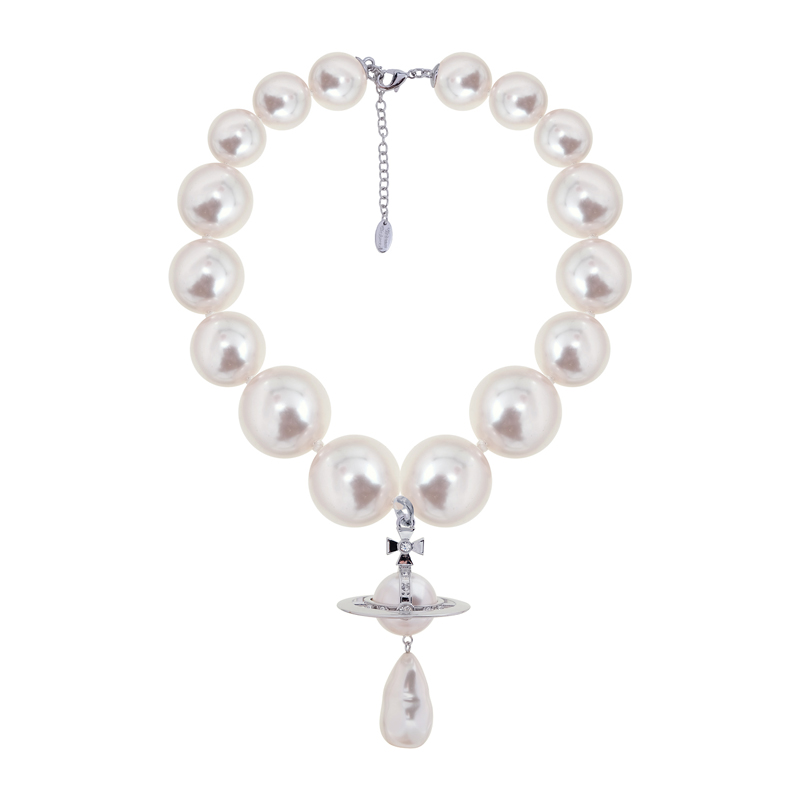 GIANT Giant Pearl Full Chain Pearl Pendant Necklace