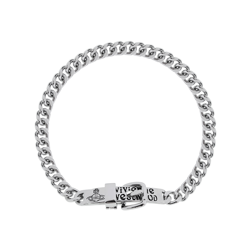 AUGUSTINA belt buckle split angle necklace