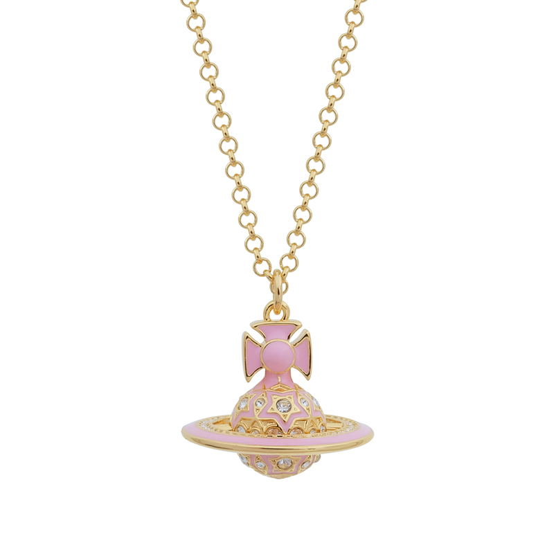 Pentagram Lacquered Orb Necklace