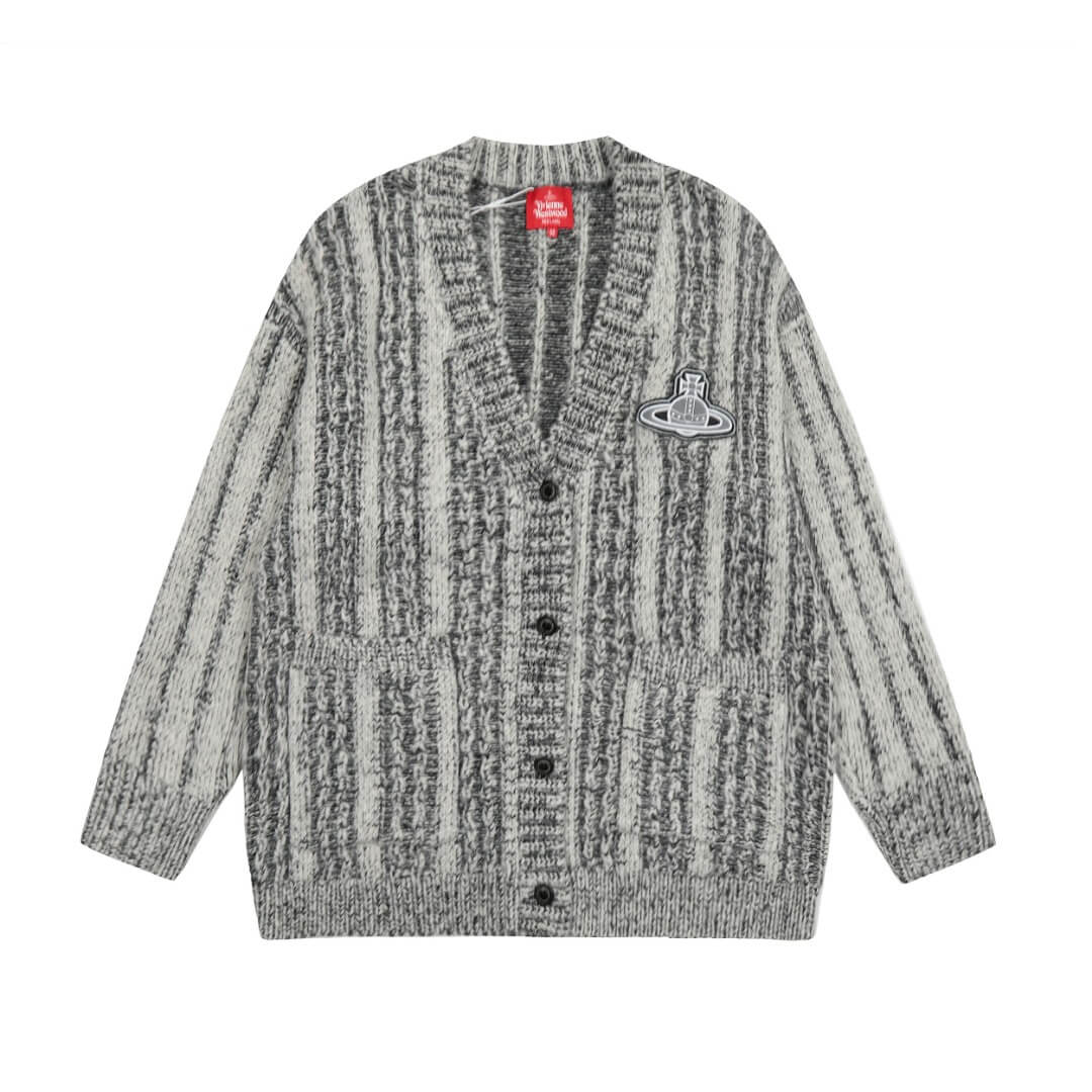 Black and White Mixed Color Sweater