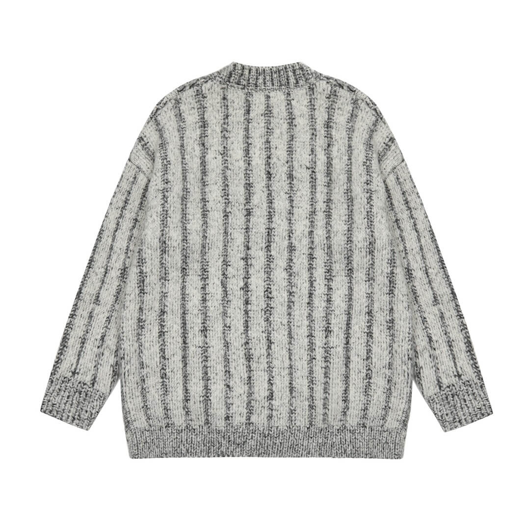 Black and White Mixed Color Sweater