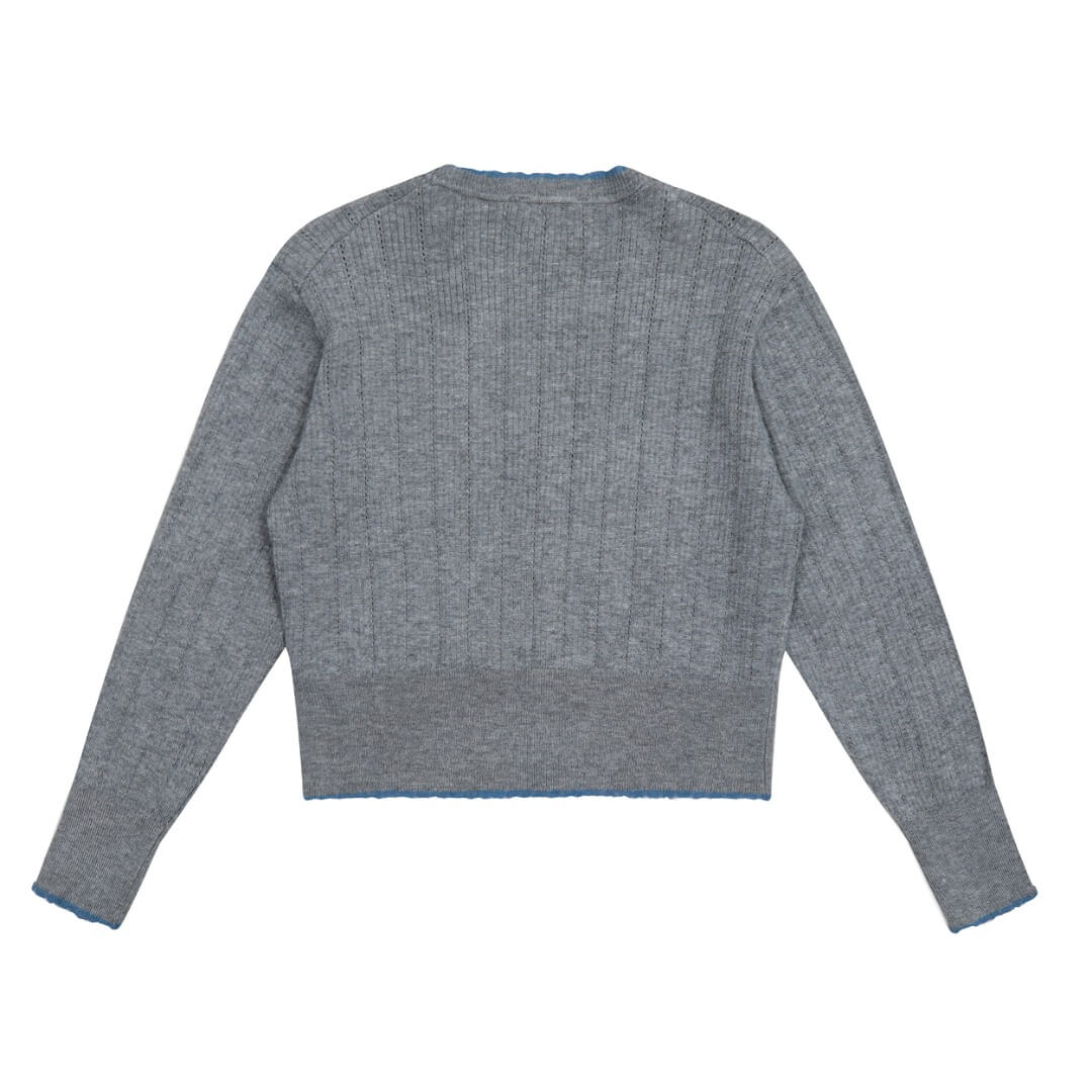 Wave Collar Saturn Knitwear