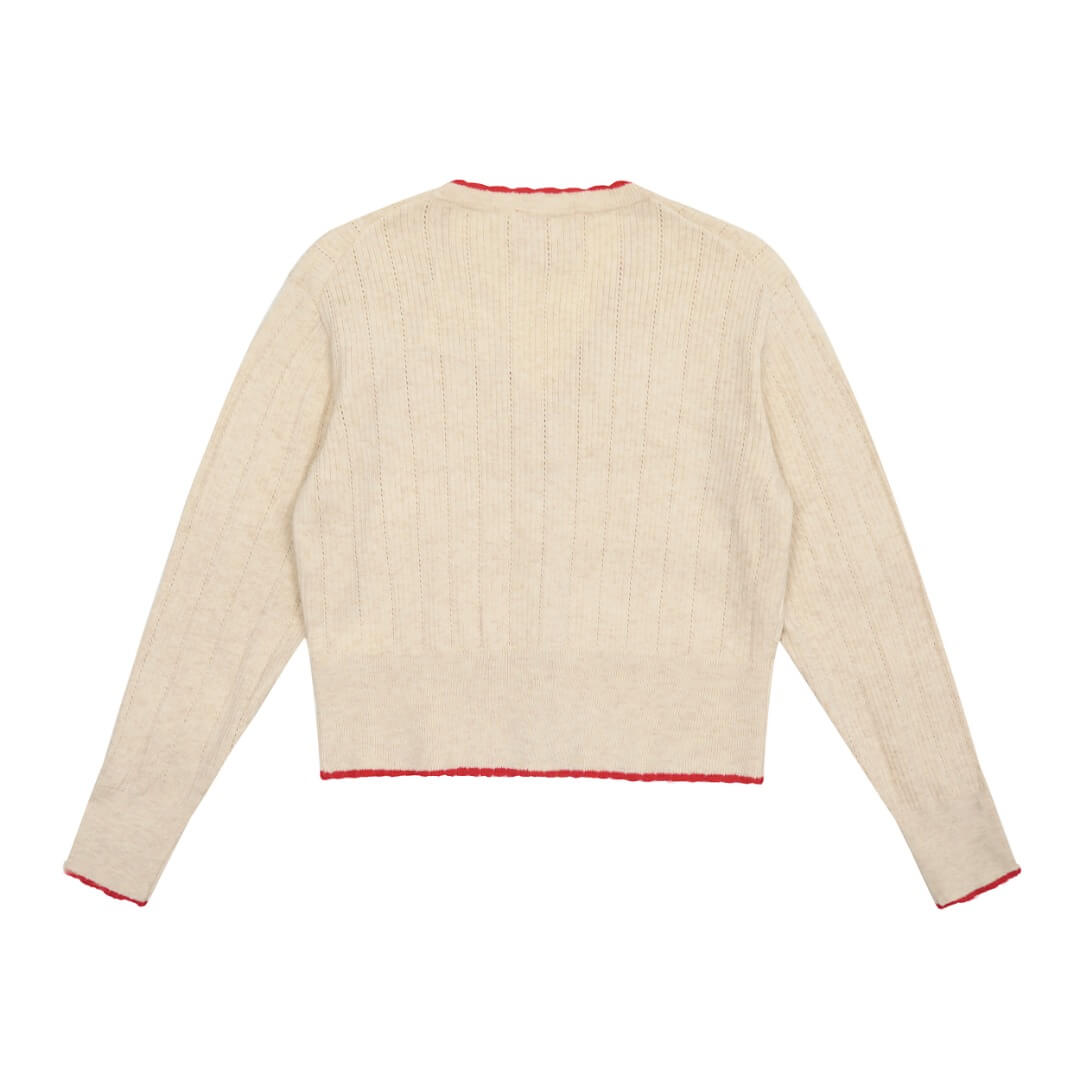 Wave Collar Saturn Knitwear