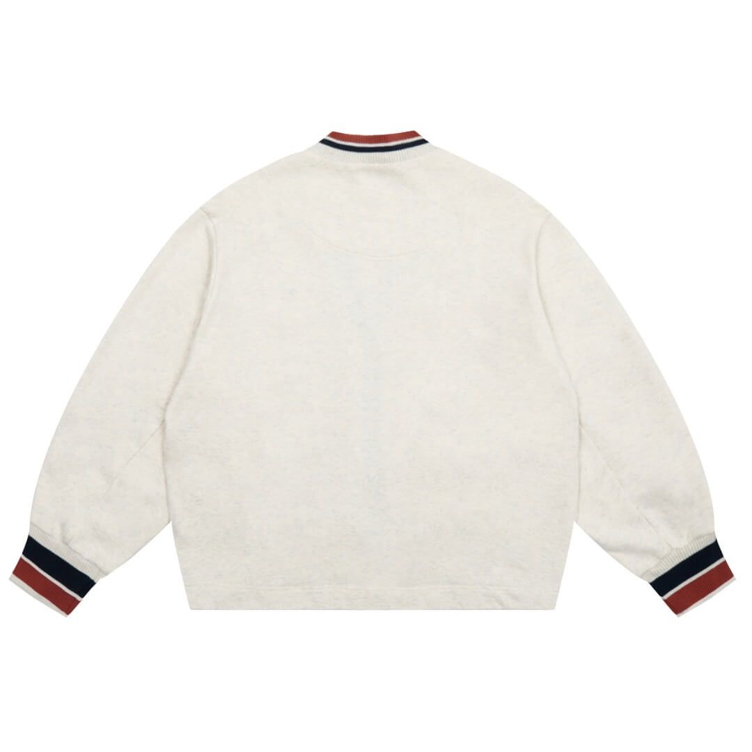 Vintage Baseball Jersey Cardigan Jacket