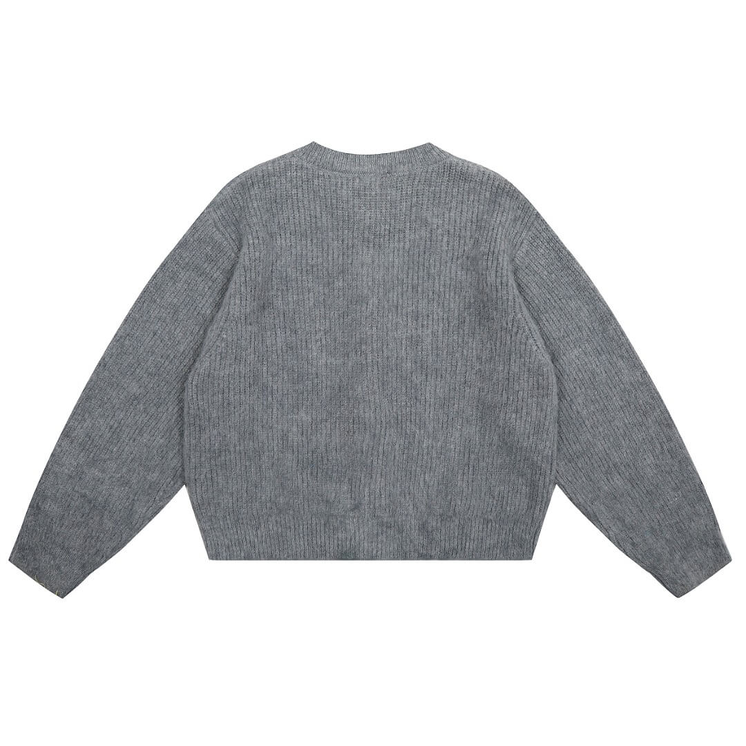 3 Colors Solid Color Cardigan Sweater