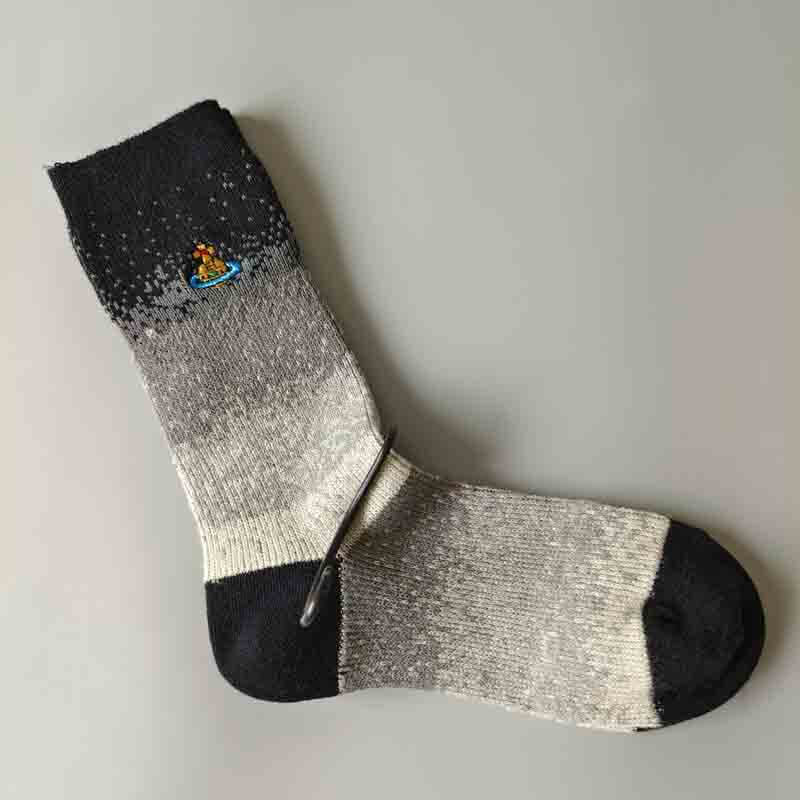 Gradient Color Saturn Socks