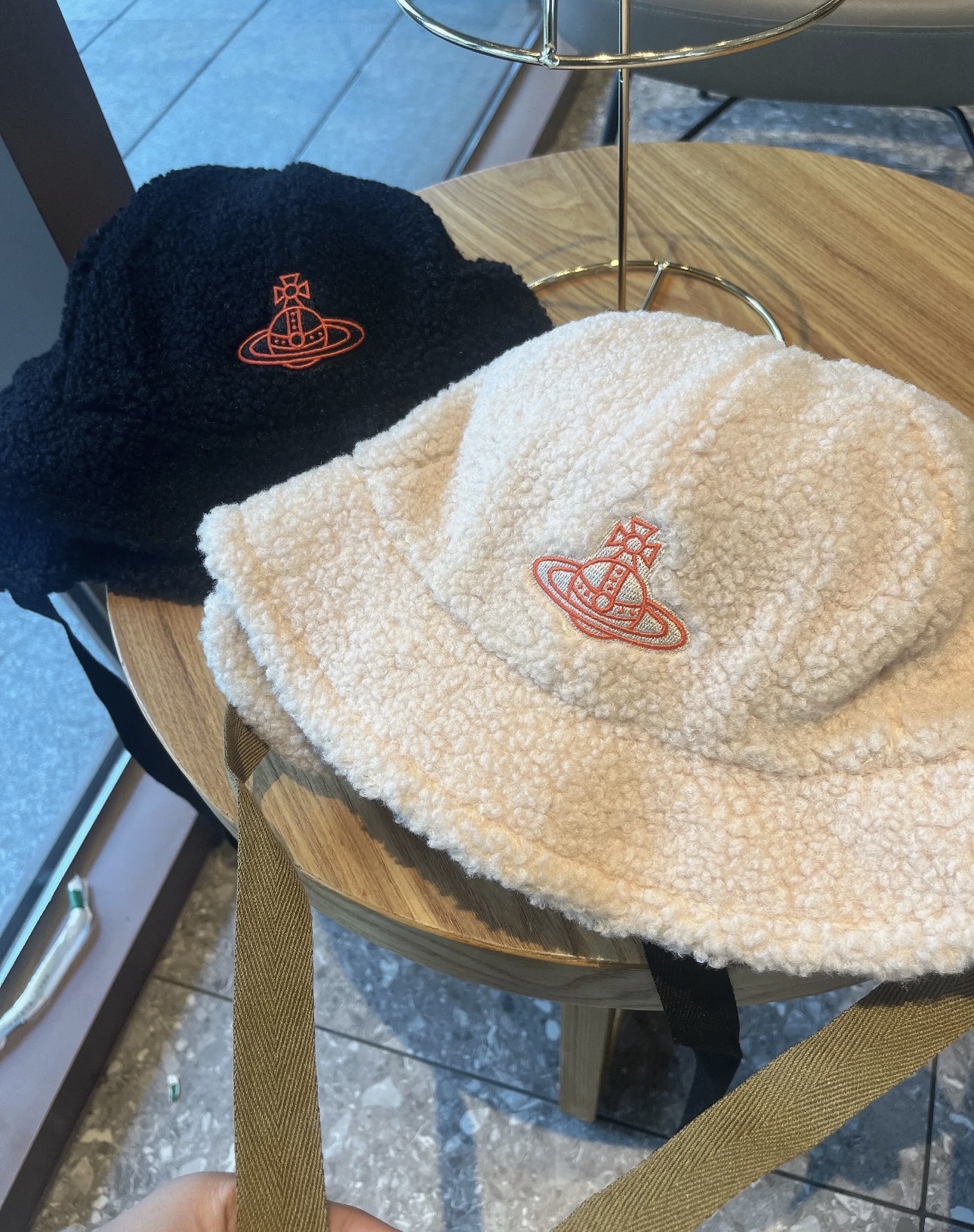 2 Colors Lamb Wool Saturn Hat