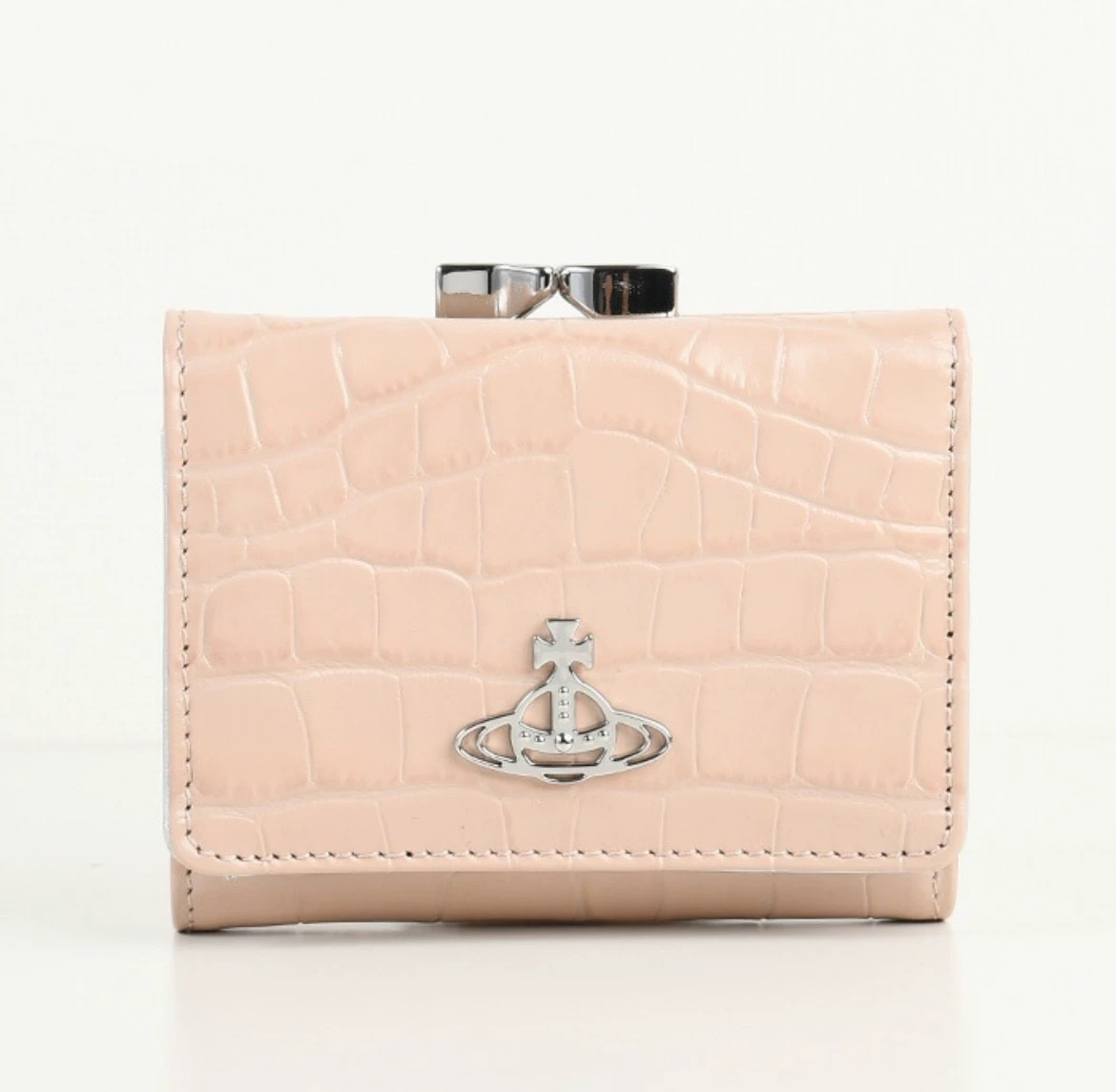 NEW-22 Colors Leather Tri-fold Saturn Wallet