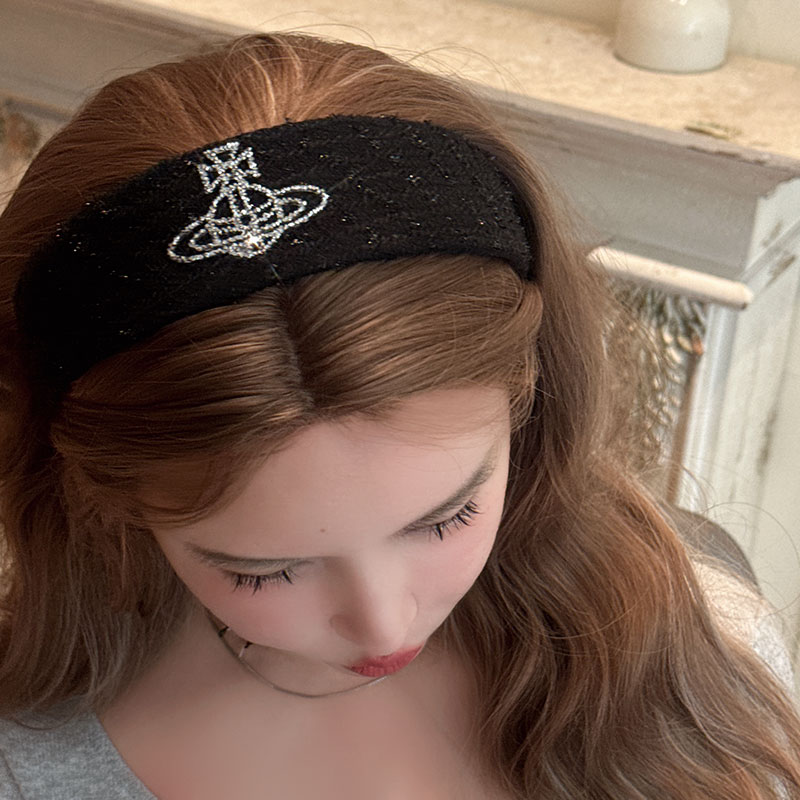 Vintage Saturn Wide Edge Hairband