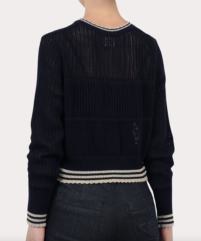 Hollow Knitted Saturn Sweater