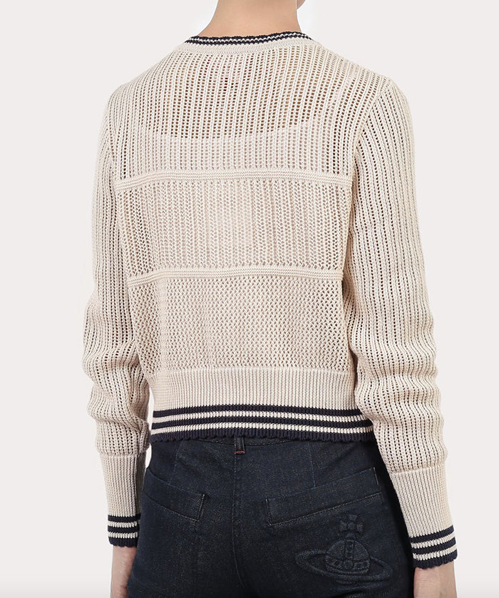 Hollow Knitted Saturn Sweater