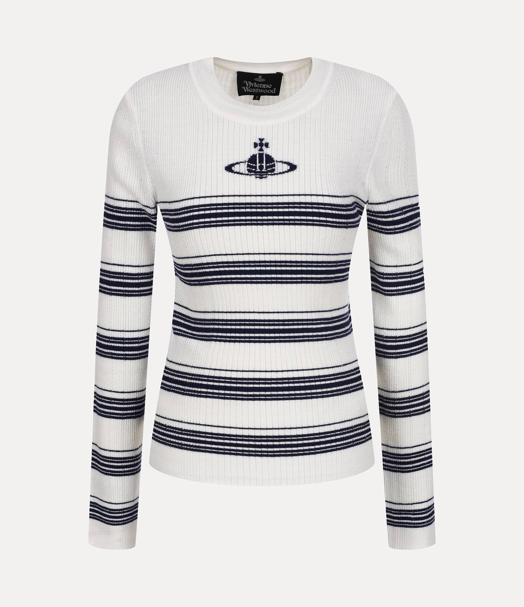 Striped pullover knit