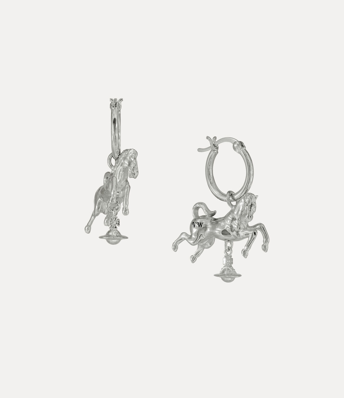 Horse Hoop Earrings