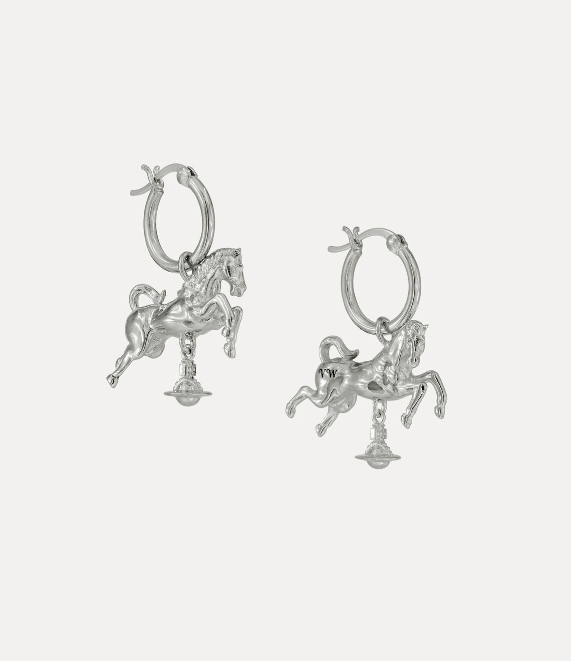Horse Hoop Earrings