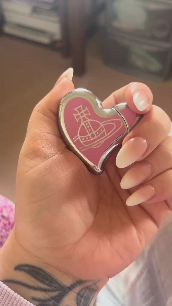 NEW-NANA Pink Heart Lighter