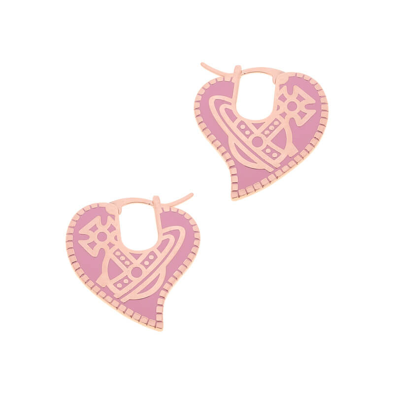 AMANDA Love Gear Lacquered Earrings