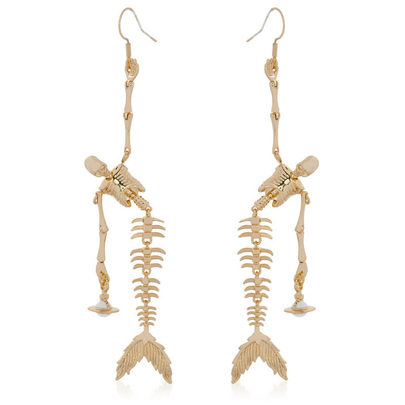 Mermaid Bone Earrings