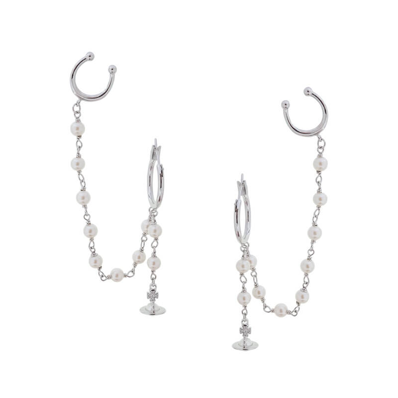 SAMARA Pearl Saturn Earrings