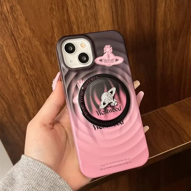 Black Pink Saturn Phone Case
