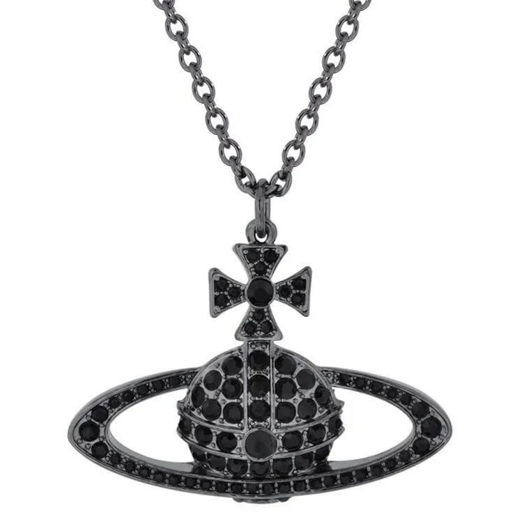 Large Saturn Necklace