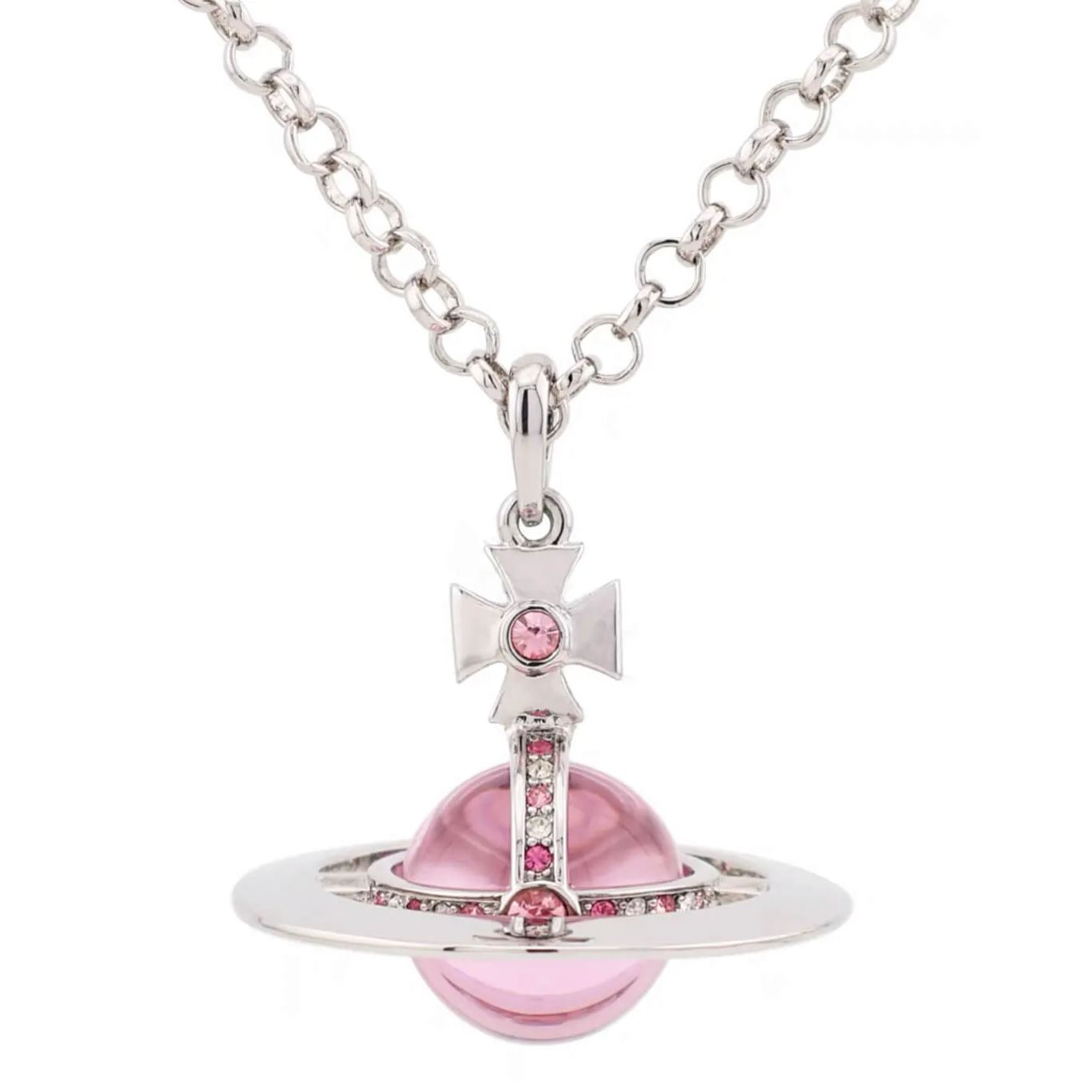 20MM ORB Classic Saturn Pendant Necklace