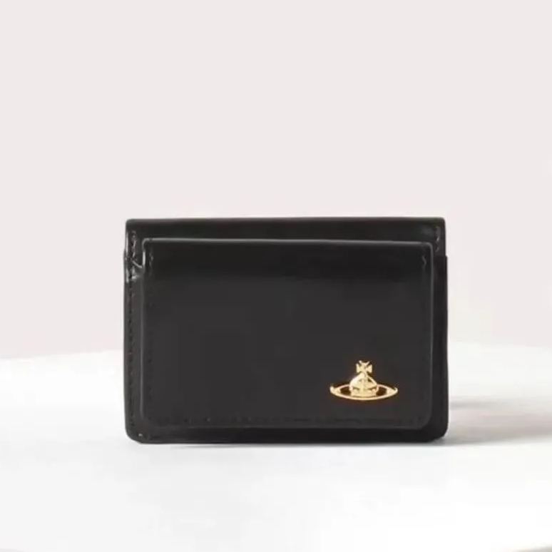 Leather Card Holder Tri-fold Wallet