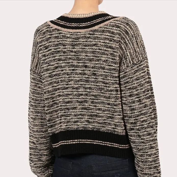 V-neck Cardigan Saturn Sweater