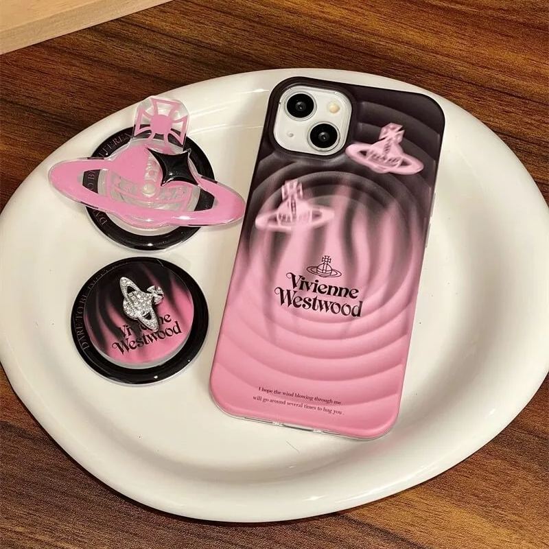 Black Pink Saturn Phone Case