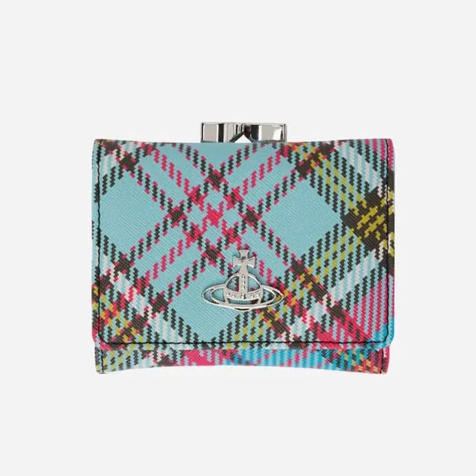 NEW-Leather Tri-fold Saturn Wallet