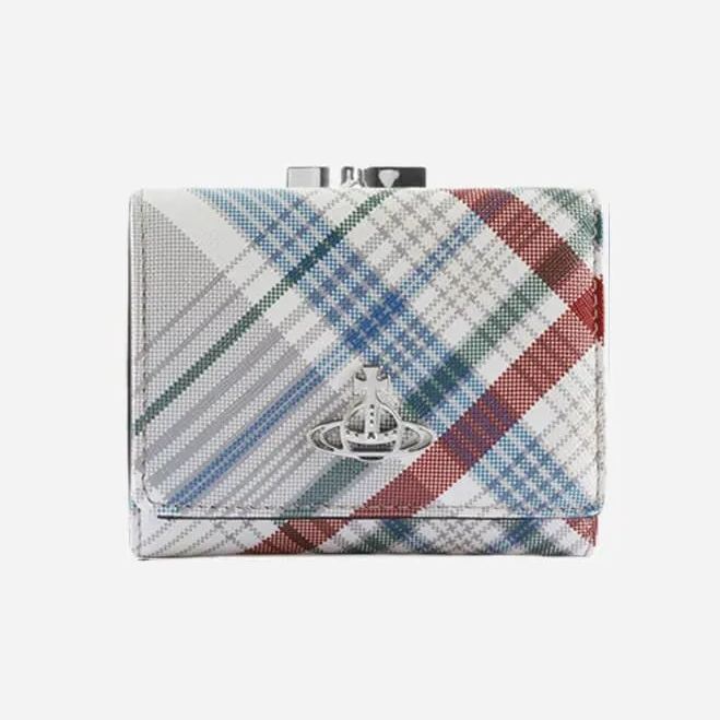 NEW-Leather Tri-fold Saturn Wallet