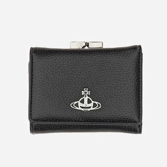 NEW-15 Colors Leather Tri-fold Saturn Wallet