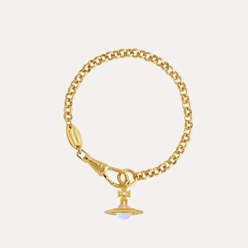 NEW-6MM Orb Pendant Bracelets