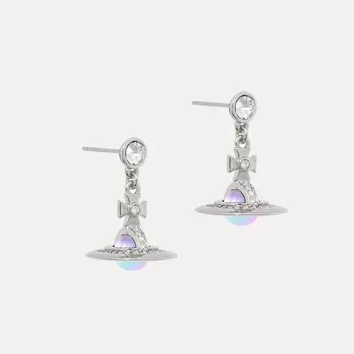 NEW-6MM Orb Pendant Earrings
