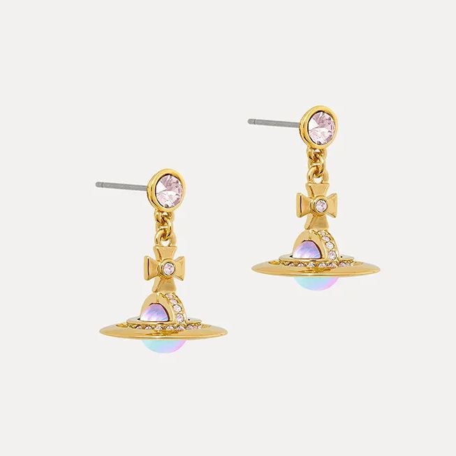 NEW-6MM Orb Pendant Earrings