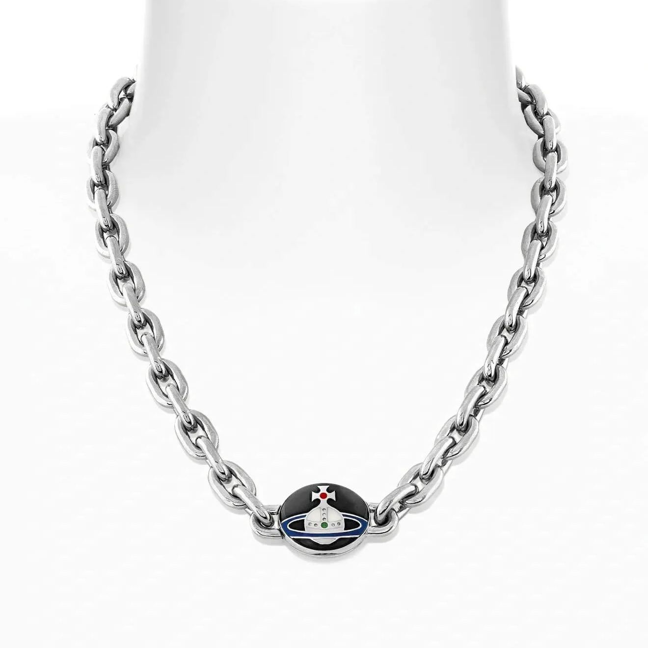 LOELIA Saturn Enamel Necklace