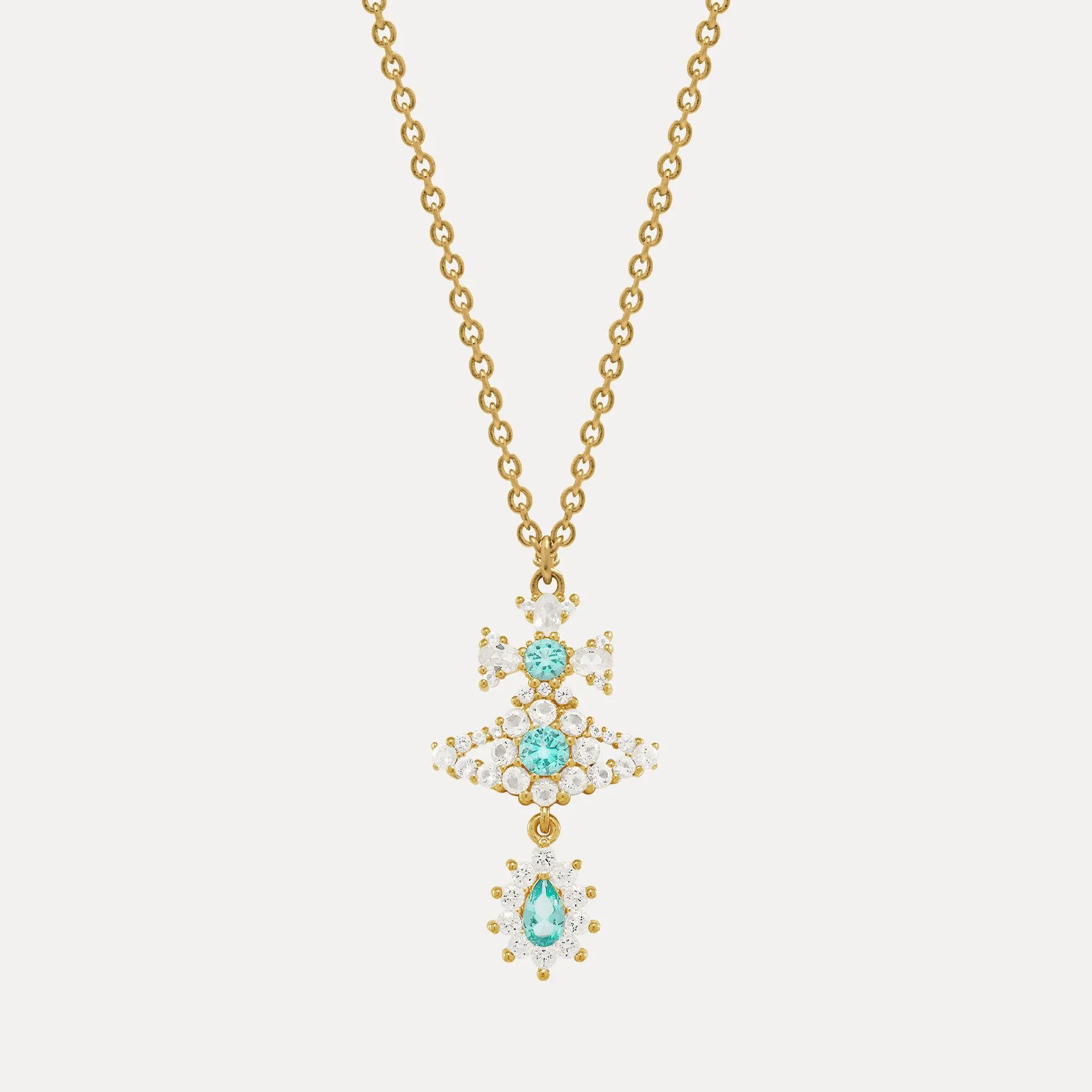 MASHA Saturn Pendant Necklace