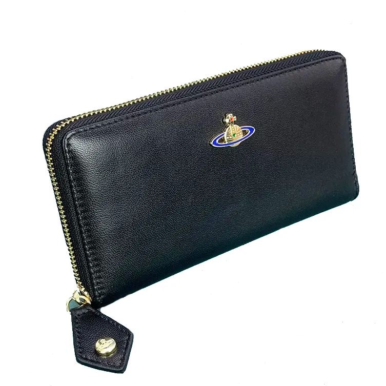 NEW-Long Version Leather Saturn Wallet