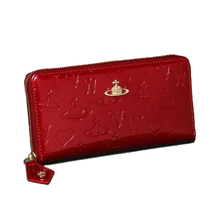 NEW-Long Version Leather Saturn Wallet